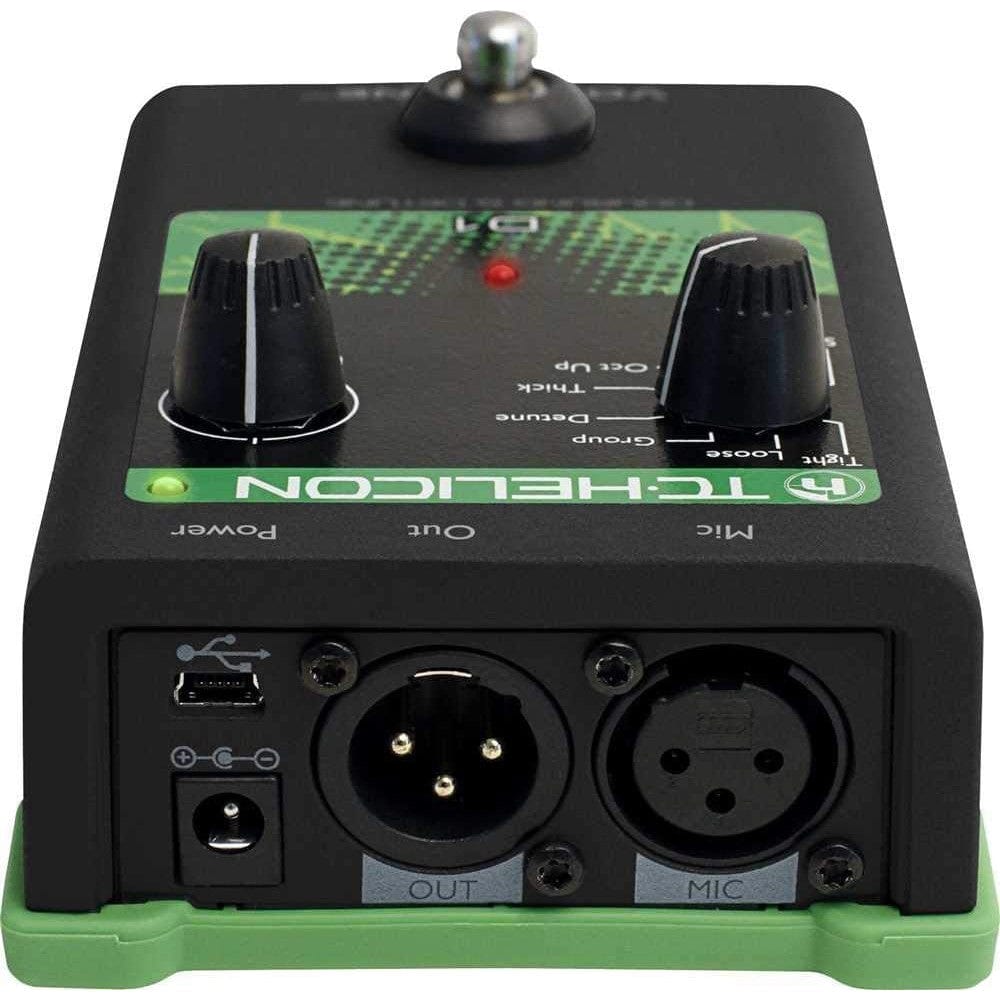 tc helicon voice processors tc helicon voicetone single d1 doubling & detune