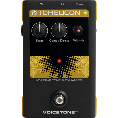 tc helicon voice processors tc helicon voicetone t1 adaptive tone vocal pedal