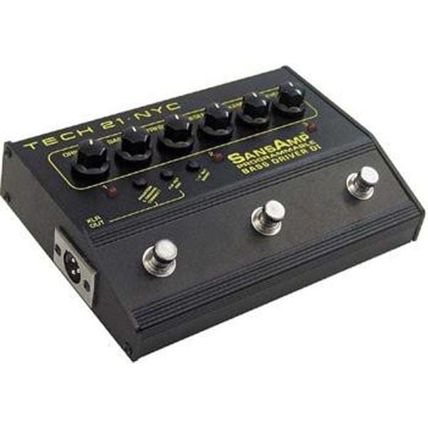 Tech21 Bass Effects Tech 21 SansAmp 3-Channel Programmable Bass Driver DI Pedal