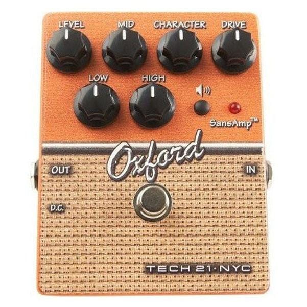 Tech21 Bass Effects Tech 21 SansAmp Character Series Oxford Guitar Distortion Pedal