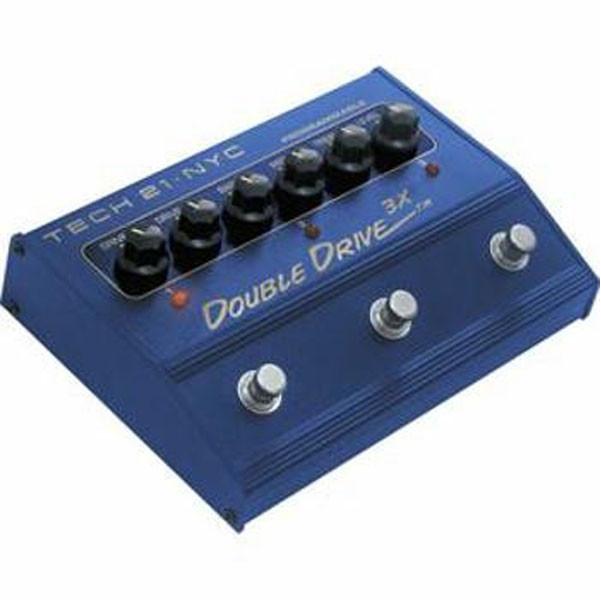 tech21 effect pedals tech 21 dd3x double drive 3x distortion pedal