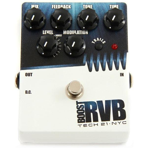 tech21 effect pedals tech 21 rvb reverb pedal with boost-version 2 rvb-t-v2