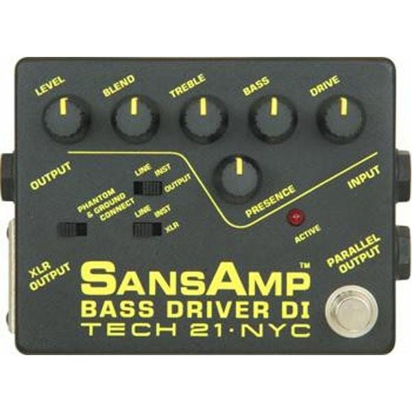 Tech21 Effect Pedals Tech 21 SansAmp Bass Driver DI Bass Pedal