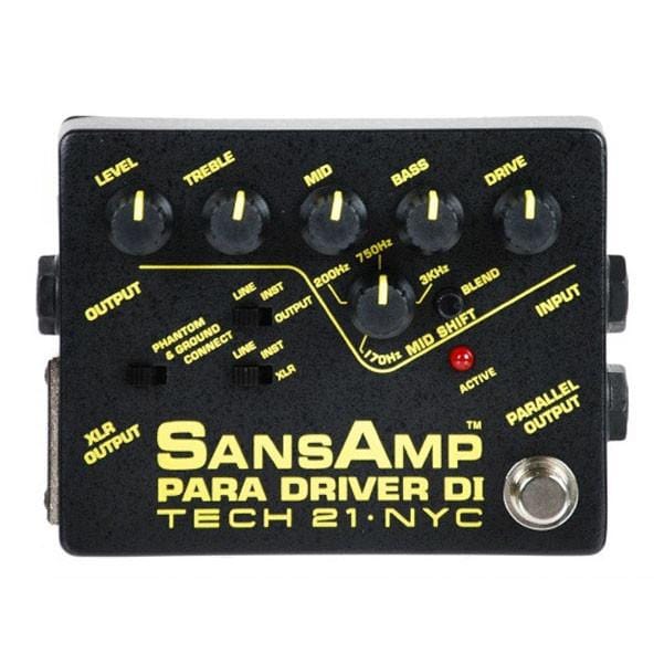 tech21 effect pedals tech 21 sansamp para driver di instrument preamp pedal