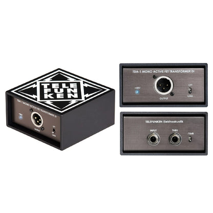 Telefunken Signal Direct Boxes Telefunken TDA-1 Single Channel Mono Active Direct Box