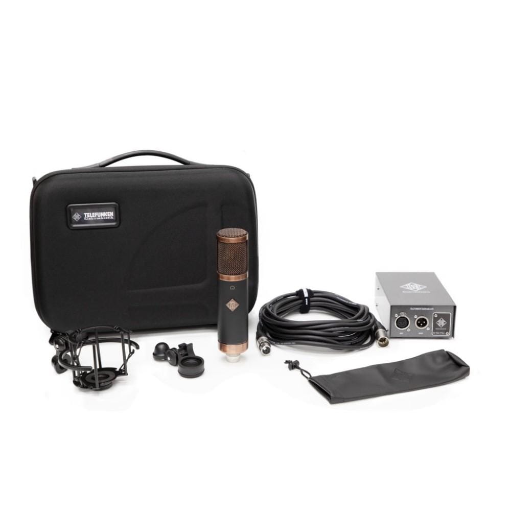 telefunken usa condenser microphones telefunken usa tf 29 copperhead large diaphragm tube condenser microphones