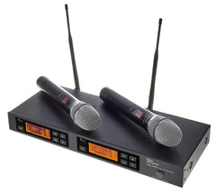 the t.bone Wireless Systems the t.bone free solo Twin HT 590 MHz