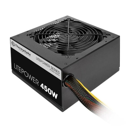 thermaltake cpu power supplies thermaltake litepower 450w power supply- black