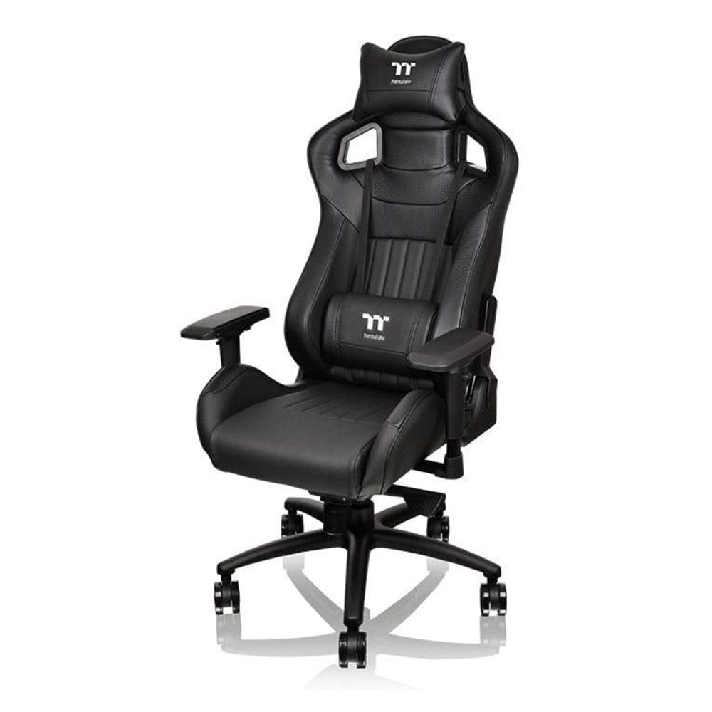 thermaltake desk chairs thermaltake x fit series professional gaming chair- black