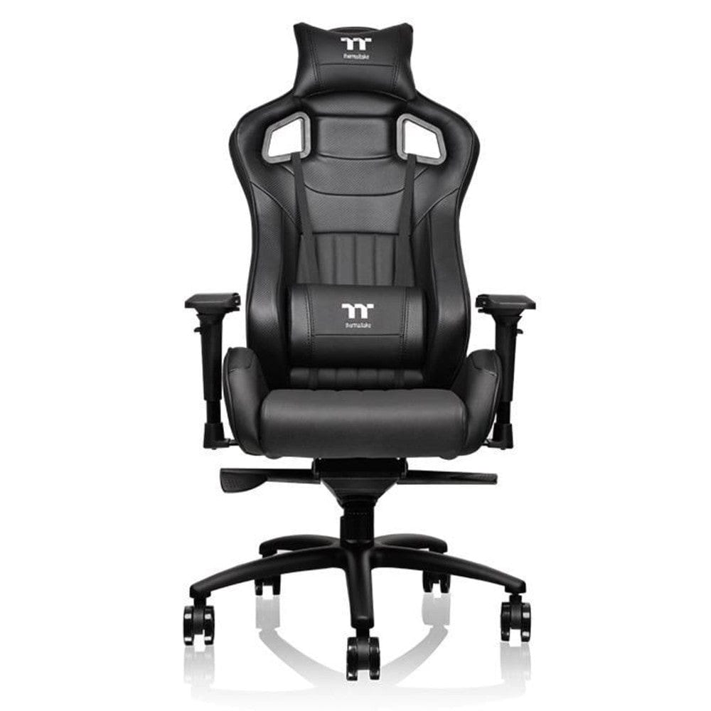 thermaltake desk chairs thermaltake x fit series professional gaming chair- black