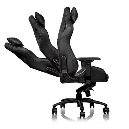 thermaltake desk chairs thermaltake x fit series professional gaming chair- black
