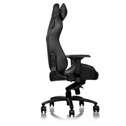 thermaltake desk chairs thermaltake x fit series professional gaming chair- black