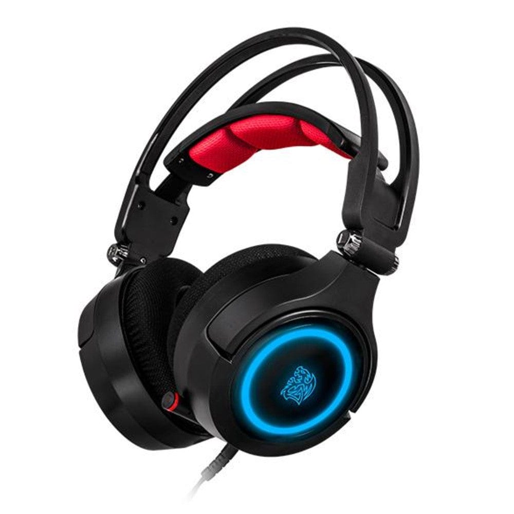 thermaltake gaming headphones thermaltake tt esports cronos riing rgb 7.1 gaming headset- diamond black