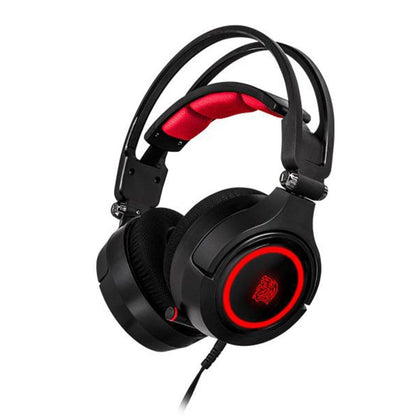 thermaltake gaming headphones thermaltake tt esports cronos riing rgb 7.1 gaming headset- diamond black