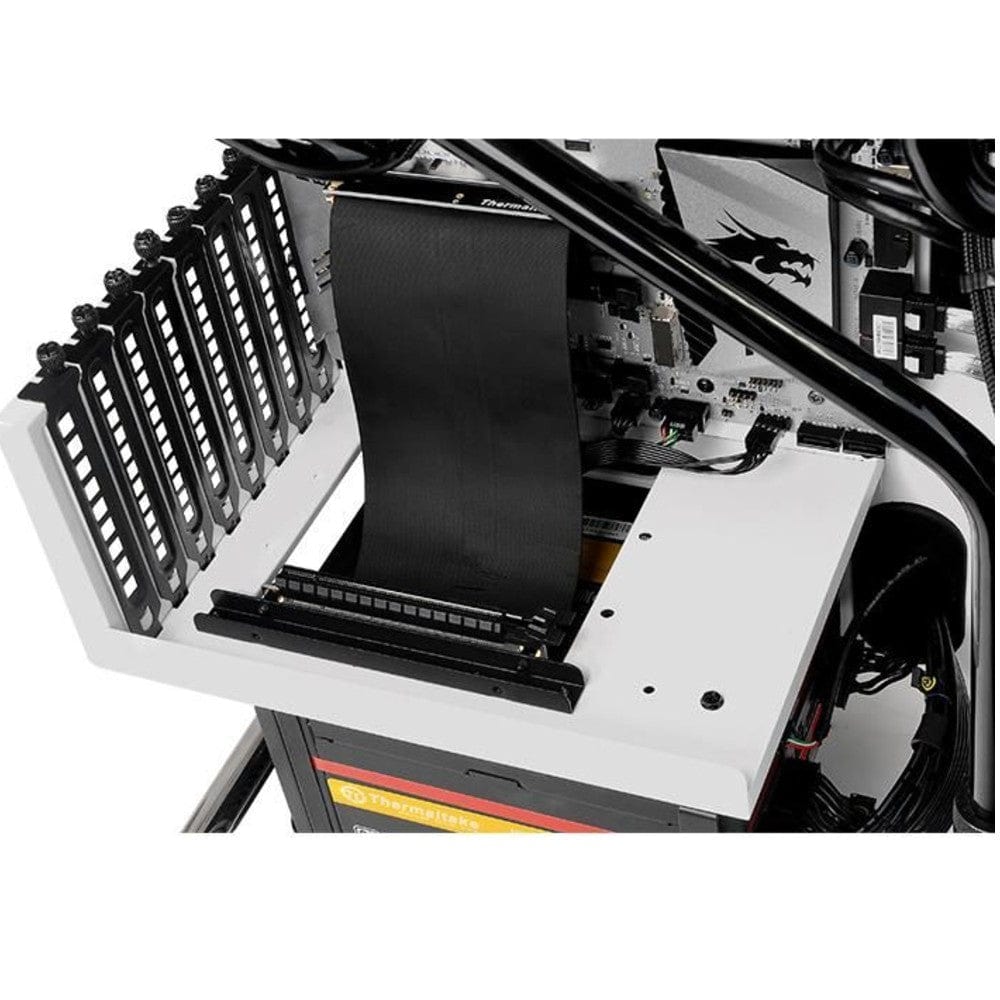 thermaltake network interface cards thermaltake gaming pci-e 3.0 x16 riser cable- black