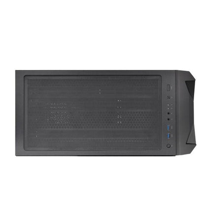 thermaltake pc cabinets thermaltake commander c 32 dual 200mm argb fans tempered glass atx mid tower computer chassis