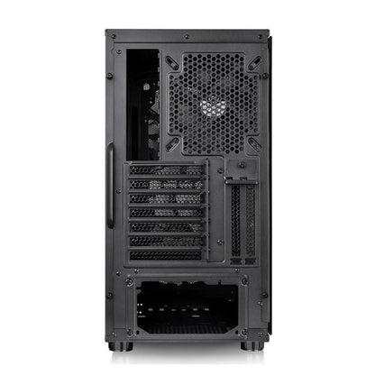 thermaltake pc cabinets thermaltake commander c 33 dual 200mm argb fans tempered glass atx mid tower computer chassis