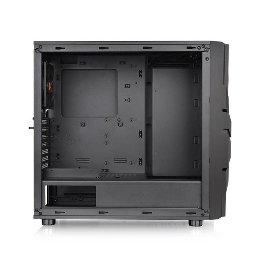 thermaltake pc cabinets thermaltake commander c 33 dual 200mm argb fans tempered glass atx mid tower computer chassis