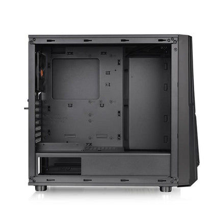 thermaltake pc cabinets thermaltake commander c 35 dual 200mm argb fans tempered glass atx mid tower computer chassis