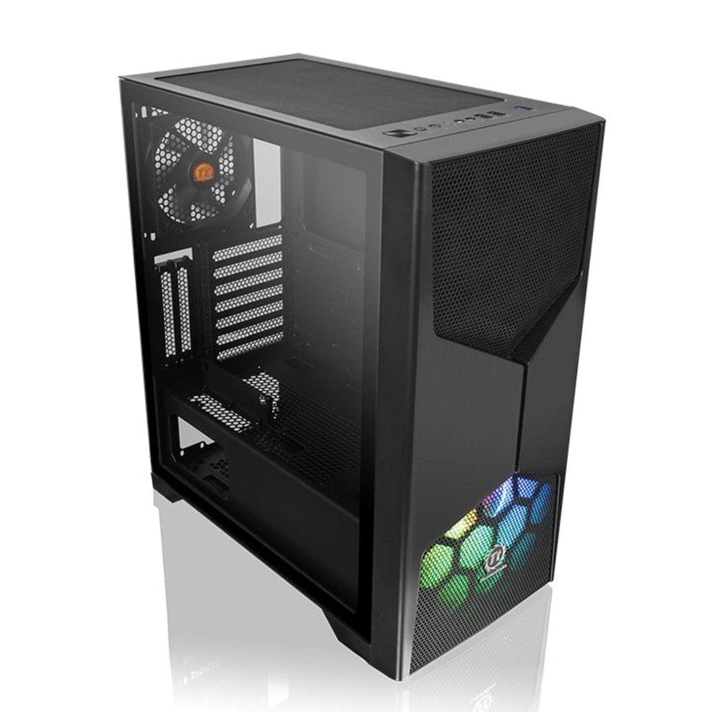 thermaltake pc cabinets thermaltake commander g31 tempered glass argb edition mid tower computer chassis