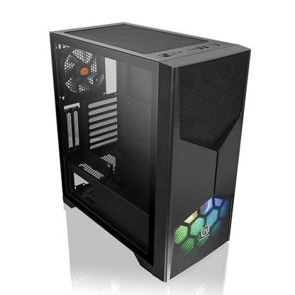 thermaltake pc cabinets thermaltake commander g31 tempered glass argb edition mid tower computer chassis