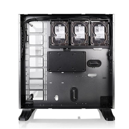 thermaltake pc cabinets thermaltake core p5 tempered glass ti edition atx wall mount computer chassis
