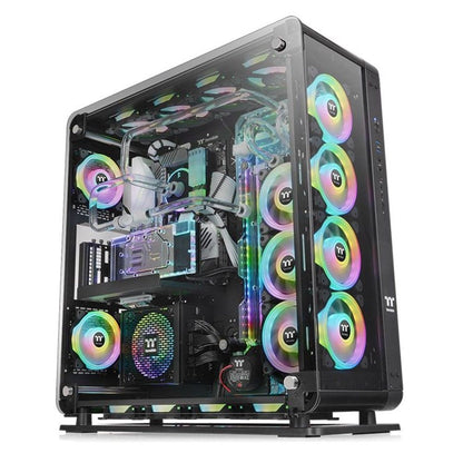 thermaltake pc cabinets thermaltake core p8 tempered glass full tower computer chassis