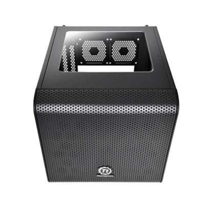 thermaltake pc cabinets thermaltake core v1 mini computer chassis- black