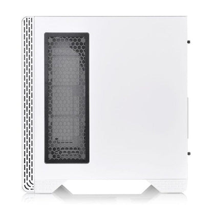 thermaltake pc cabinets thermaltake s300 tempered glass snow edition mid tower computer chassis