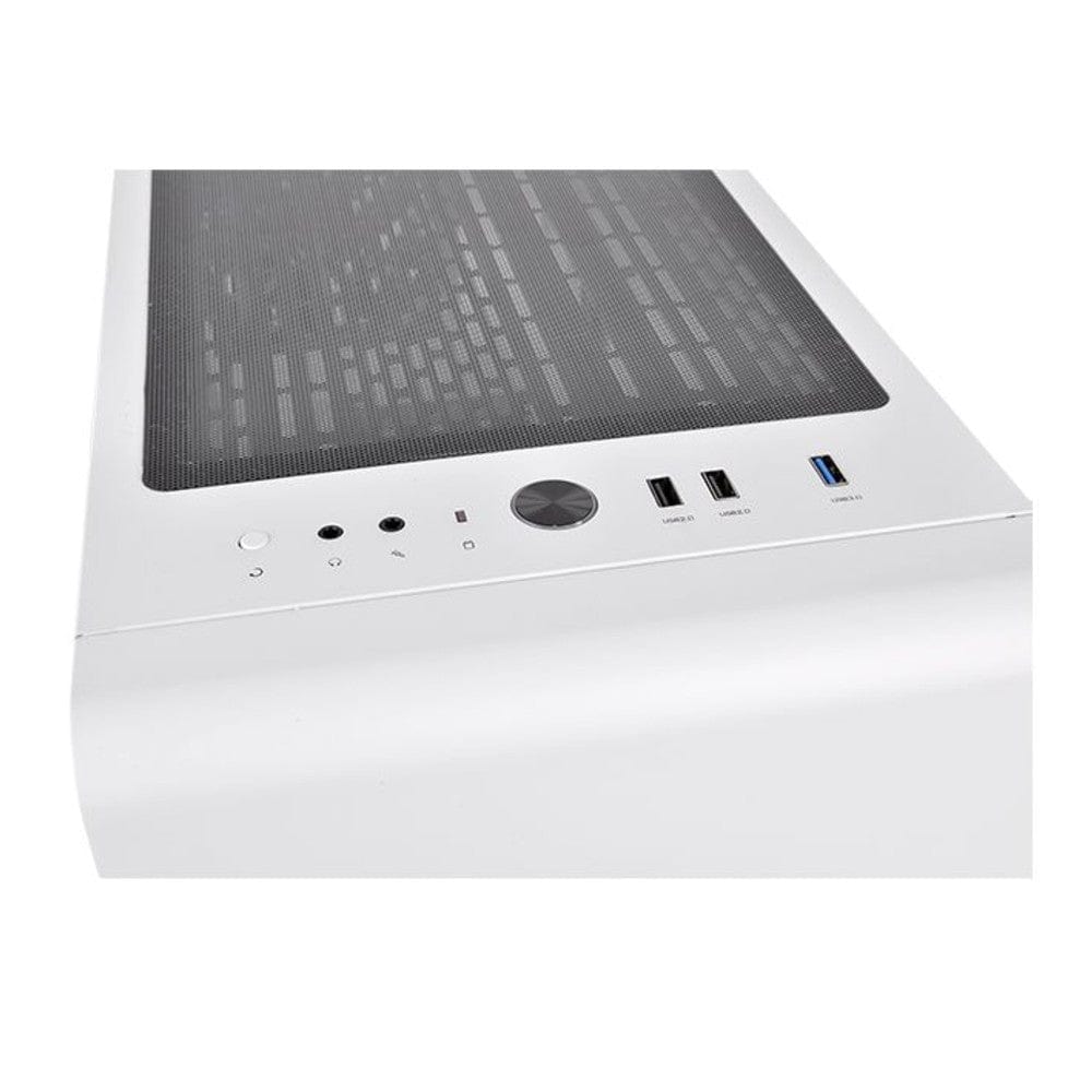 thermaltake pc cabinets thermaltake s300 tempered glass snow edition mid tower computer chassis