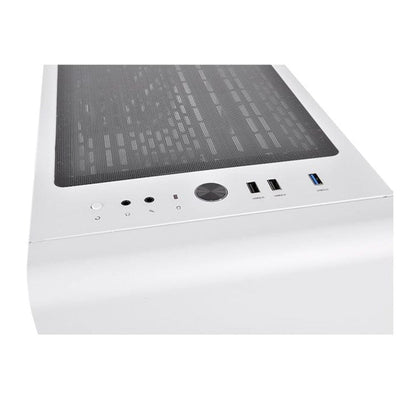 thermaltake pc cabinets thermaltake s300 tempered glass snow edition mid tower computer chassis