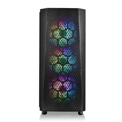 ThermalTake PC Cabinets ThermalTake Versa J24 Tempered Glass ARGB Edition Mid Tower Computer Chassis