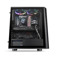 ThermalTake PC Cabinets ThermalTake Versa J24 Tempered Glass ARGB Edition Mid Tower Computer Chassis