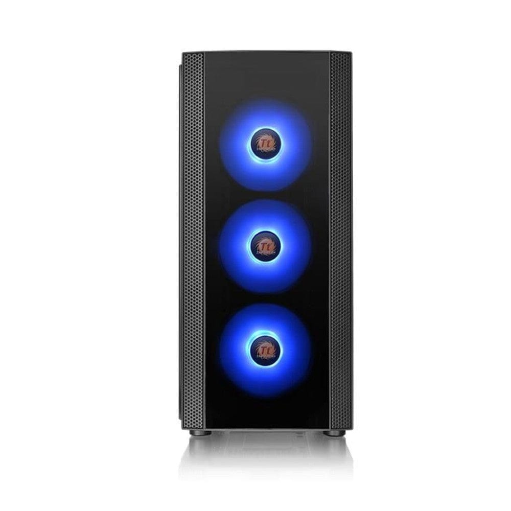 thermaltake pc cabinets thermaltake versa j25 tempered glass rgb edition mid tower computer chassis
