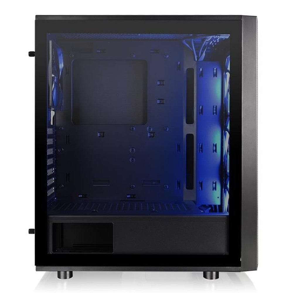 thermaltake pc cabinets thermaltake versa j25 tempered glass rgb edition mid tower computer chassis