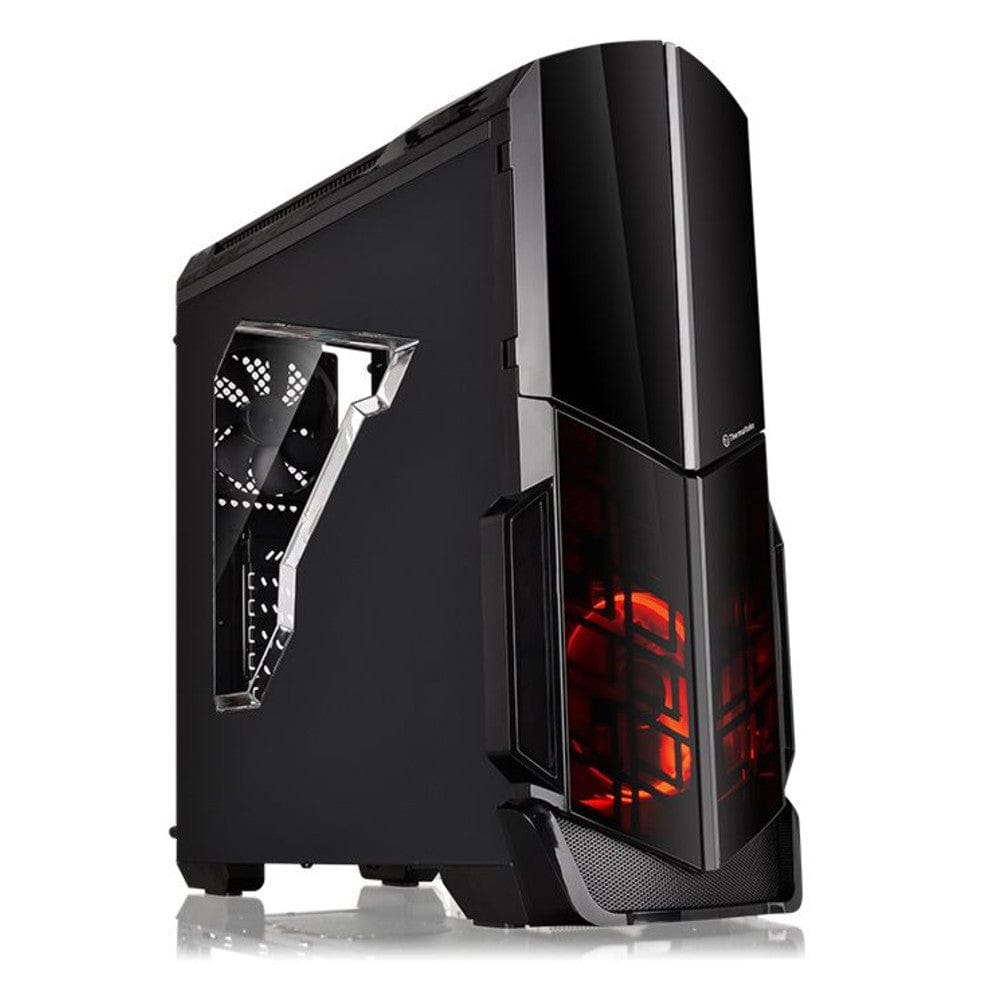 thermaltake pc cabinets thermaltake versa n21 window mid-tower computer chassis- black