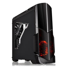 ThermalTake PC Cabinets ThermalTake Versa N21 Window Mid-Tower Computer Chassis- Black