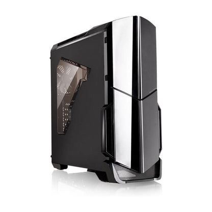 thermaltake pc cabinets thermaltake versa n21 window mid-tower computer chassis- black