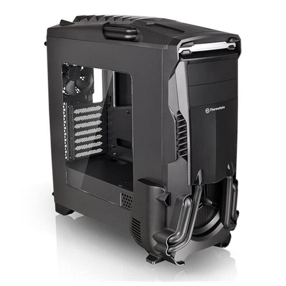 thermaltake pc cabinets thermaltake versa n24 mid tower computer chassis- black