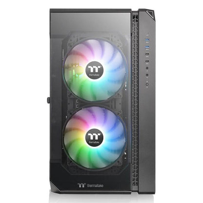thermaltake pc cabinets thermaltake view 51 tempered glass argb edition full tower computer chassis