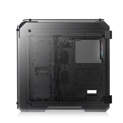 thermaltake pc cabinets thermaltake view 71 tempered glass argb edition full tower computer chassis