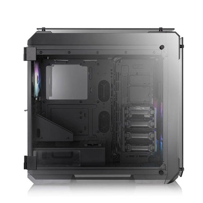 thermaltake pc cabinets thermaltake view 71 tempered glass argb edition full tower computer chassis