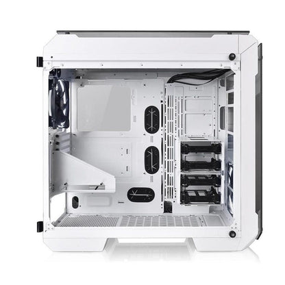 thermaltake pc cabinets thermaltake view 71 tempered glass snow edition full tower computer chassis