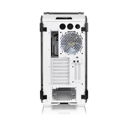 thermaltake pc cabinets thermaltake view 71 tempered glass snow edition full tower computer chassis