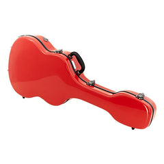 Thomann Acoustic Guitar Cases Red Glossy Thomann Concert Classical Guitar Fibreglass Case