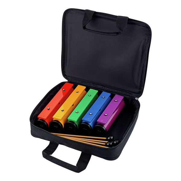 thomann bar chimes thomann trcb-5 rainbow chime bars