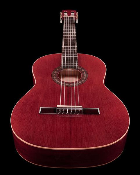 thomann classical guitars thomann classic 4/4 guitar wine red