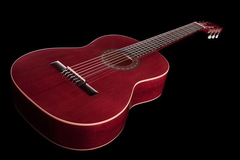 thomann classical guitars thomann classic 4/4 guitar wine red