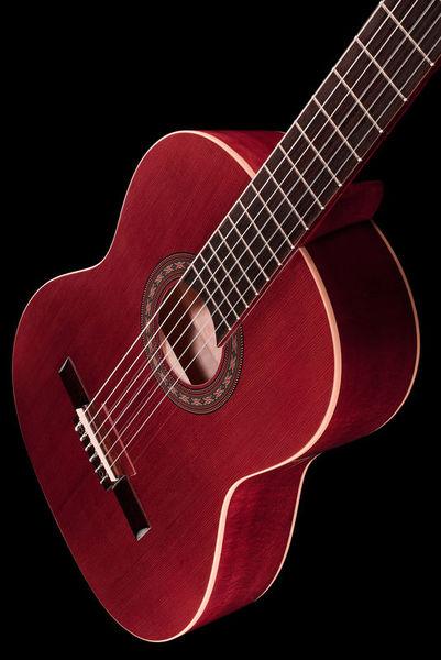 thomann classical guitars thomann classic 4/4 guitar wine red
