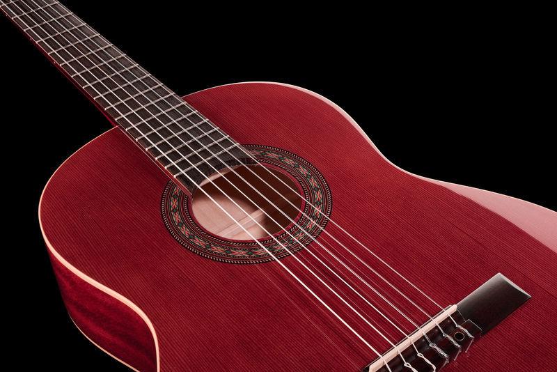 thomann classical guitars thomann classic 4/4 guitar wine red